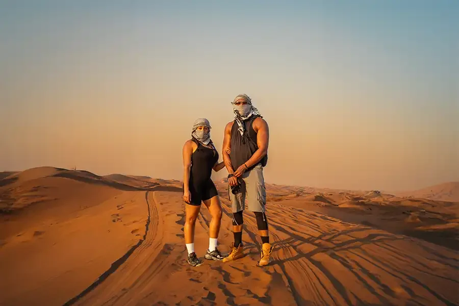 Desert Safari tour pictures for couples